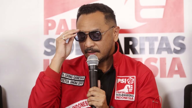 Giring Ganesha Djumaryo Ketua Umum Partai solidaritas Indonesia (PSI)