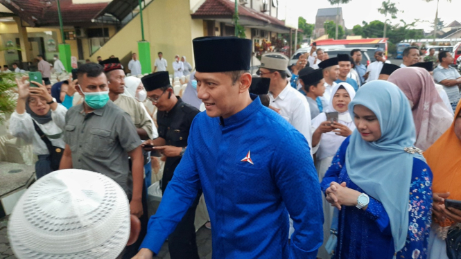 AHY Ikut Bukber Bersama Warga Muhammadiyah se-Solo Raya
