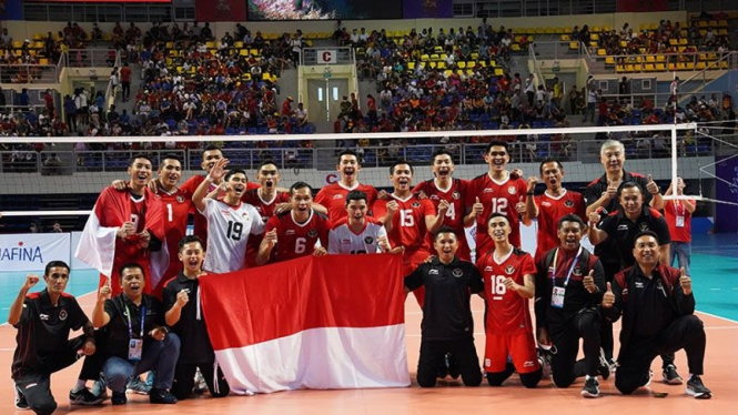 Tim voli putra Indonesia di SEA Games 2021