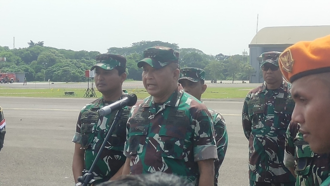 VIVA Militer: KSAU Marsekal TNI Fadjar Prasetyo di Lanud Halim Perdanakusuma