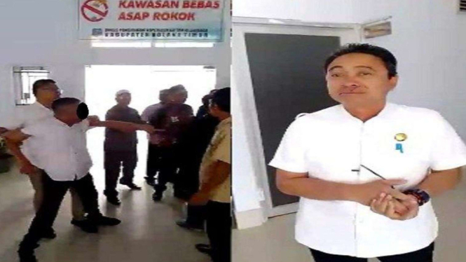 Kadis Dikbud Kolaka Timur di Pukul Kabid Hingga Mimisan