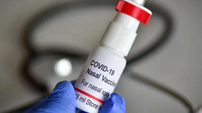 Vaksin Covid-19 nasal atau hidung.