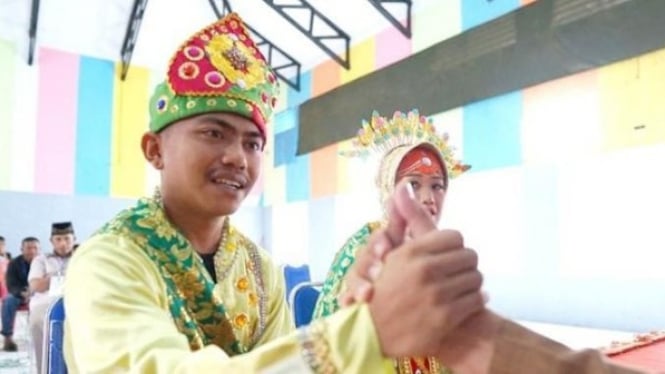 Prosesi Pernikahan Tahanan di Lapas Gorontalo