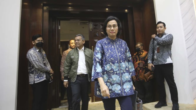 Sri Mulyani Rapat Kerja Dengan Komisi XI DPR RI