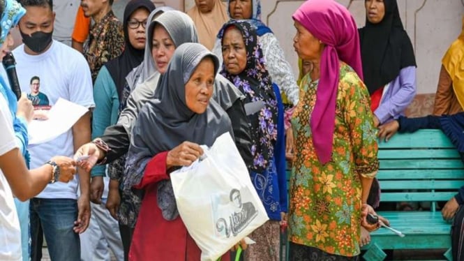 Bazar sembako murah di Indramayu