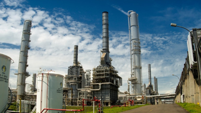 Kilang PT Trans-Pacific Petrochemical Indotama (TPPI) yang beroperasi di Tuban