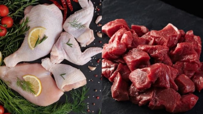 Daging Sapi dan Ayam