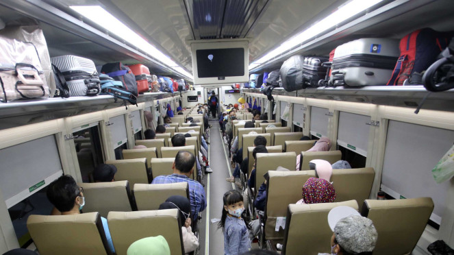 Mudik Kereta Api, Puncak Arus Mudik 2023