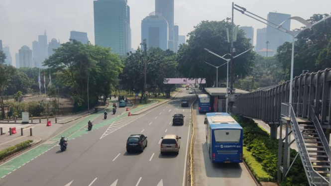 Jalanan Jakarta Rabu 19 April 2023
