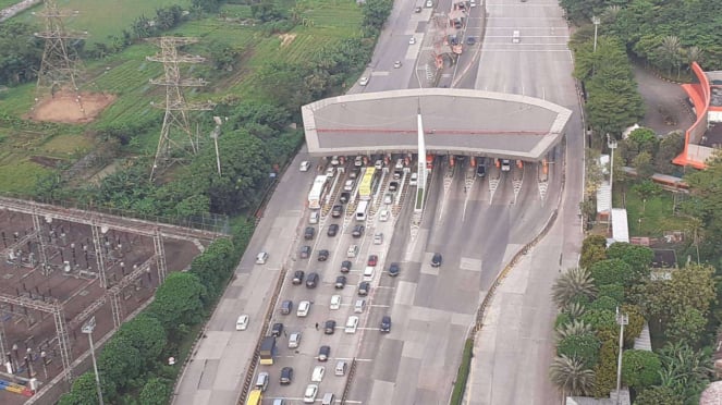 Gerbang tol cikupa tangerang