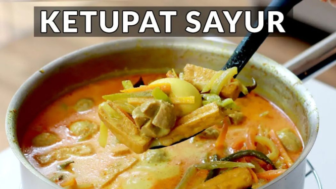 Menu Lebaran ketupat sayur ala chef Devina Hermawan