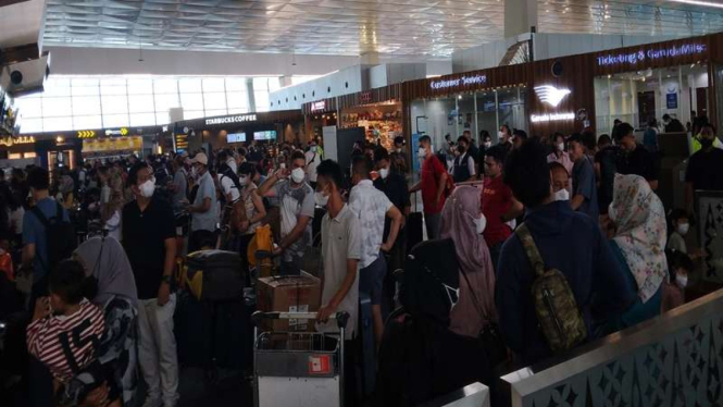 Arus balik di Bandara Soekarno Hatta