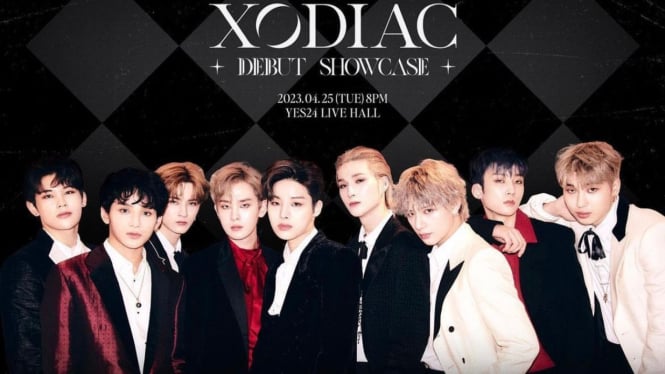 Debut Showcase Zayyan bersama boyband Kpop Xodiac