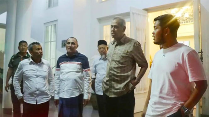 Momentum keakraban Gubernur Sumut, Edy Rahmayadi dan Sekjen Hanura, Kodrat Shah