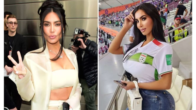 Kim Kardashian dan Christina Ashten Gourkani