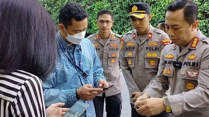 Kapolres Jaksel keliling gedung perkantoran usai libur lebaran