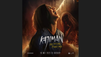 Aghniny Haque Tampil Mengerikan di Poster Film Kajiman: Iblis Terkejam Penagih Janji