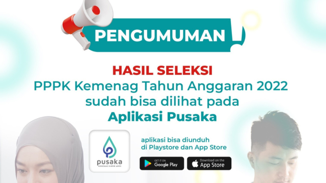 Pengumuman hasil seleksi PPPK Kemenag