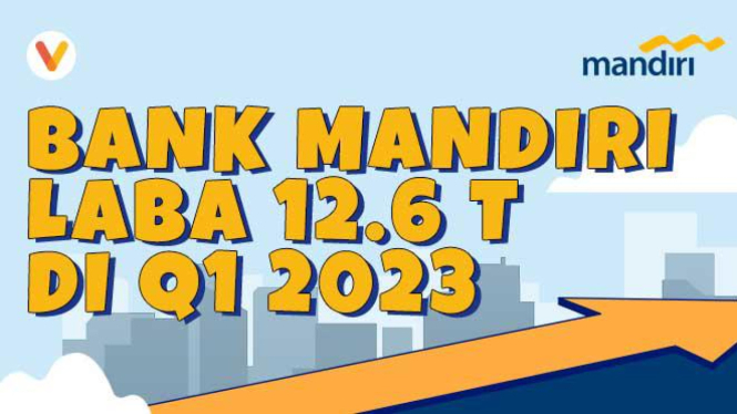 Bank Mandiri Bukukan Laba 12,6 Triliun di Q1 2023