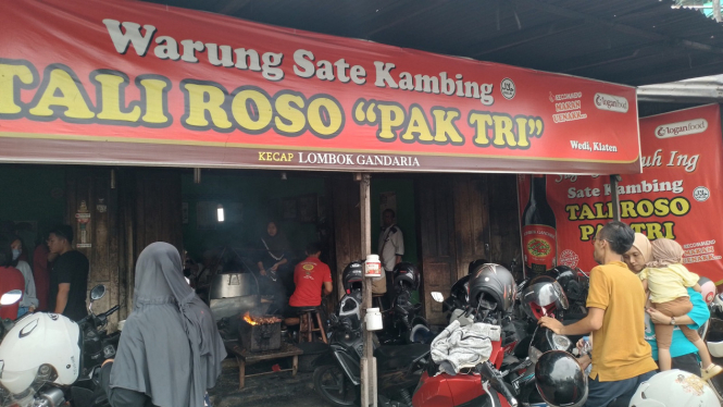 Warung Sate Tali Roso, Klaten, Jawa Tengah.