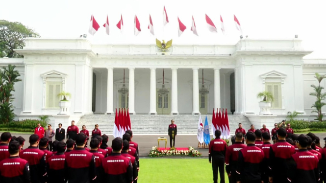 Presiden Jokowi lepas kontingen Indonesia pada SEA Games 2023 Kamboja