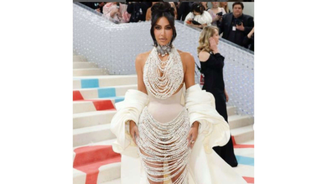 Kim Kardashian di Met Gala 2023