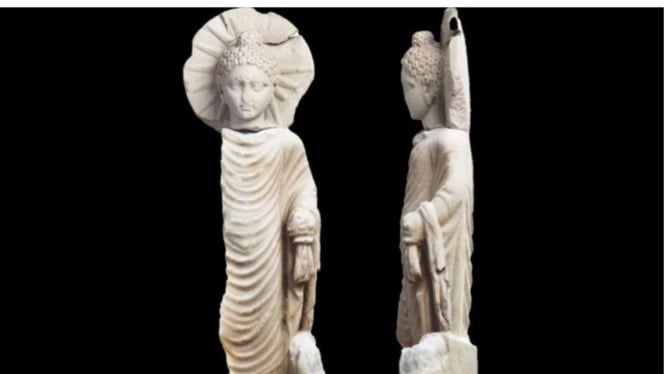 Patung Buddha setinggi dua kaki atau sekitar 61 cm di Berenike