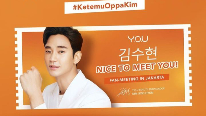 Kim Soo Hyun bakal sapa penggemarnya di Indonesia