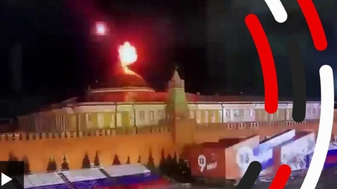 Kediaman Putin di Kremlin Diserang Drone.
