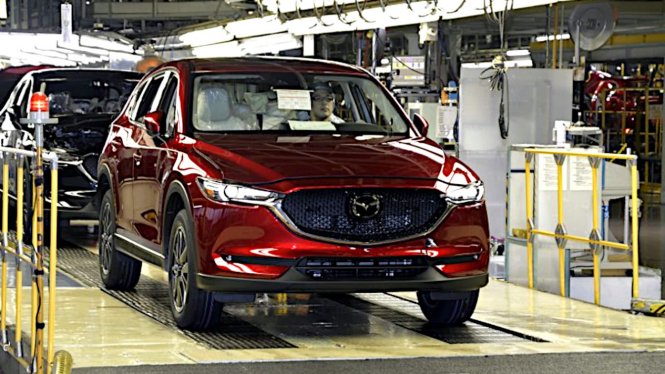 VIVA Otomotif: Ilustrasi pabrik mobil Mazda