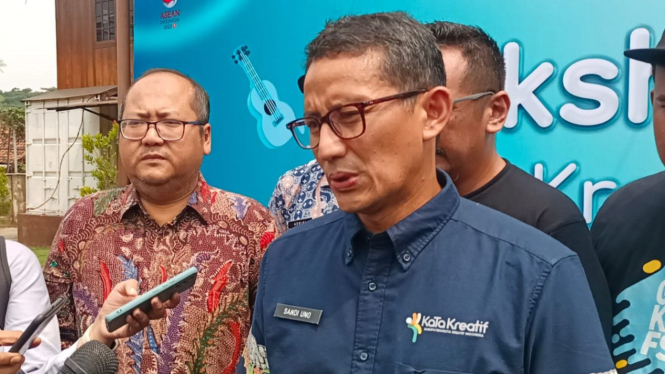 Menparekraf Sandiaga Uno kembali komentari rencana konser Coldplay di Indonesia