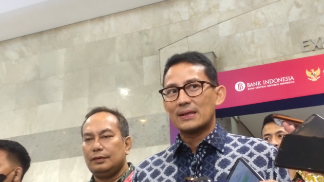Menteri Pariwisata dan Ekonomi Kreatif Sandiaga Salahuddin Uno.