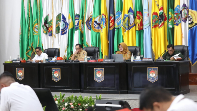 Rapat Koordinasi Pengendalian Inflasi Daerah Kemendagri