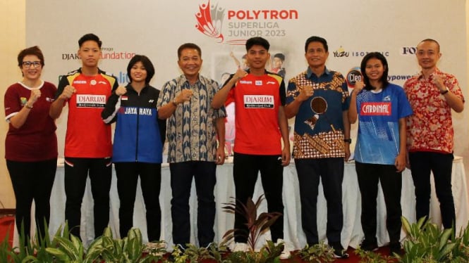 Jumpa pers Polytron Superliga Junior 2023 di Hotel Grand Artos, Magelang