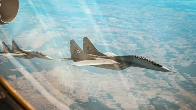 VIVA Militer: Pesawat tempur Mikoyan MiG-29 Angkatan Udara Polandia
