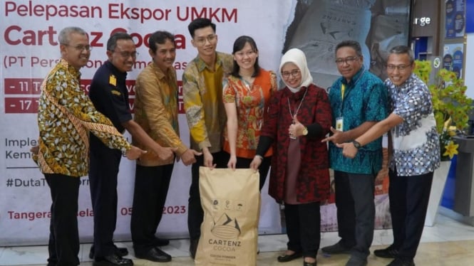 Pelepasan Ekspor UMKM binaan Kemenkeu Provinsi Banten