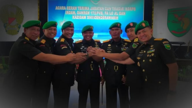 VIVA Militer: Serah terima jabatan Kodam XVII/Cenderawasih.