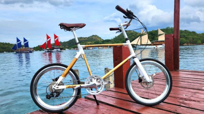 Sepeda bambu tipe Minivelo untuk para kepala negara KTT ASEAN 