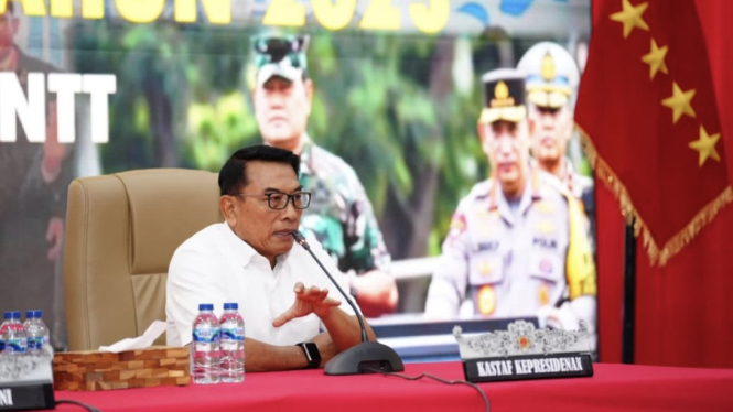 VIVA Militer: KSP Jenderal TNI (Purn) Moeldoko cek Posko Kogabpadpam KTT ASEAN
