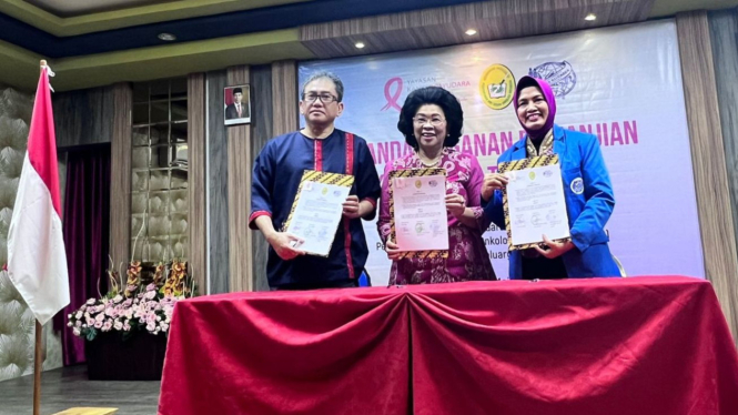 Yayasan Kanker Payudara Indonesia menjalin kerjasama dengan 2 perhimpunan dokter