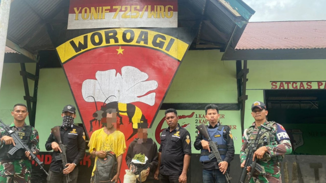 Bea Cukai dengan TNI-Polri gagalkan penyelundupan ganja