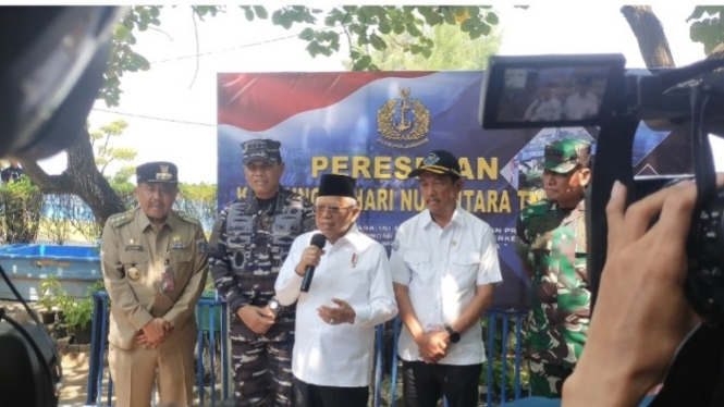 VIVA Militer: Wapres RI Ma'ruf Amin dan KSAL Muhammad Ali resmikan KBN