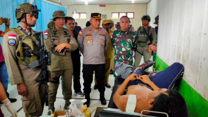4 pekerja BTS yang disandera KKB Papua berhasil dievakuasi aparat Kepolisian