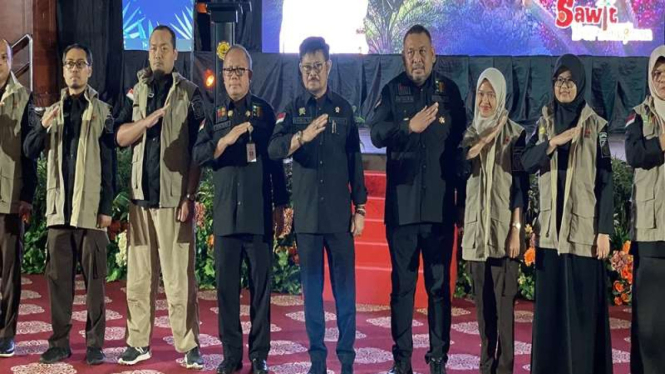 Mentan Syahrul Yasin resmikan Tim Gugus Tugas Peremajaan Perkebunan Kelapa Sawit