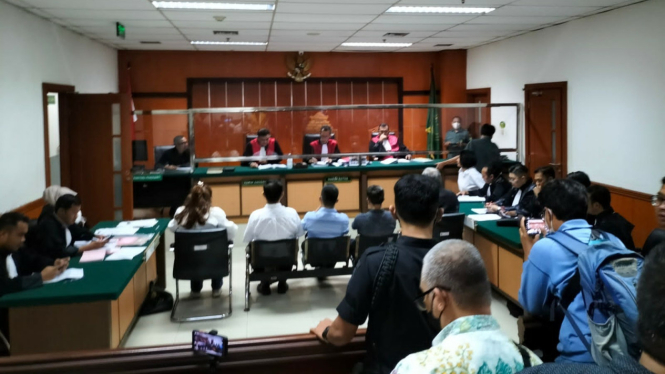 Sidang lanjutan kasus dugaan penipuan dengan terdakwa Natalia Rusli