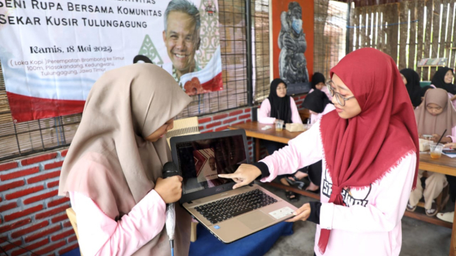 Milenial Jawa Timur ikuti pelatihan desain grafis