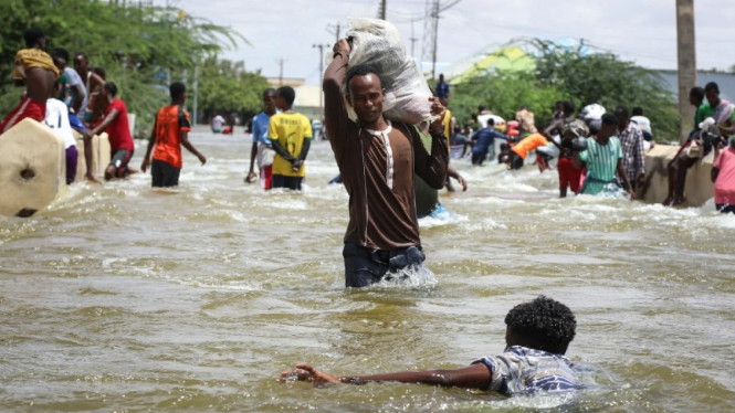 Banjir di Somalia.