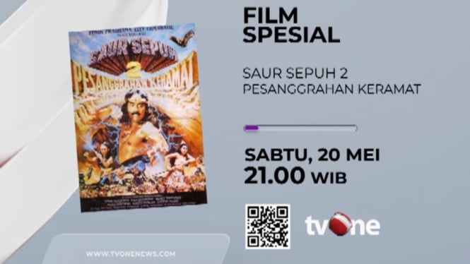 Film Spesial tvOne Saur Sepuh II tayang Sabtu (20/5)