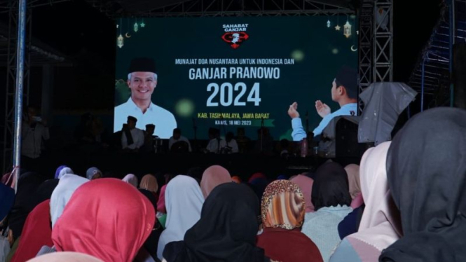 Doa Santri Nusantara untuk Ganjar Pranowo  2024