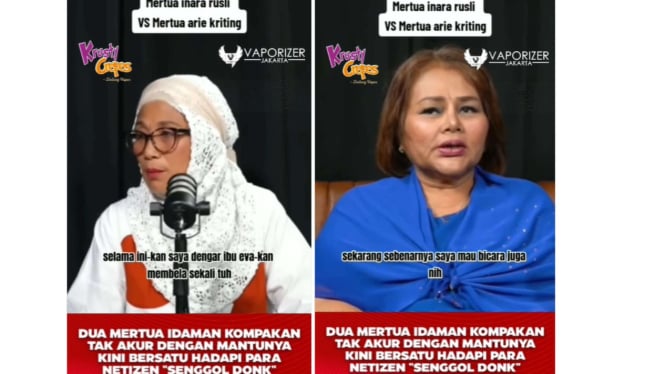 Ibu Virgoun dan Mertua Arie Kriting